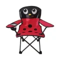 Oyuncak 1000 - 2500 gr Kırmızı Uğur Böceği Figürlü Katlanır Çocuk Kamp Sandalyesi Ve Taşıma Çantası Tek Kiş