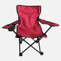 Genel Ürün Kırmızı Katlanır Çocuk Kamp Koltuğu Tek Kişilik Çocuk Kamp Sandalyesi Tekli