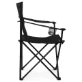 Genel Ürün Metal Katlanır Çantalı Rejisör Kamp Sandalyesi Siyah Tek Kişilik Siyah Tekli Katlanabilir