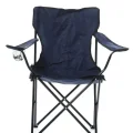 Genel Ürün Metal Kamp Sandalyesi - Lacivert Tek Kişilik Taşıma Çantalı Lacivert 0,5 - 3 kg Tekli