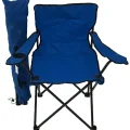 Genel Ürün Taşıma Çantalı Çantalı Kamp Sandalyesi Tek Kişilik 90 gr Metal Tekli Mavi