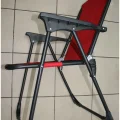 Genel Ürün Kırmızı Kamp sandalyesi 1 Kg Tekli Katlanabilir Metal Tek Kişilik Günlük