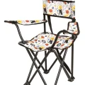 Genel Ürün Şık Çocuk Katlanır Kamp Sandalyesi Beyaz Metal Tekli Tek Kişilik Çocuk Kamp Sandalyesi