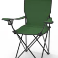 Genel Ürün Tekli Kamp Sandalyesi Katlanır Sandalye Katlanabilir Metal Tek Kişilik Yeşil