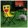 Genel Ürün Katlanabilir ÇOCUK PİKNİK&KAMP SANDALYESİ 80 gr Tekli Metal Sarı Tek Kişilik Modern