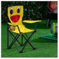Genel Ürün Katlanabilir ÇOCUK PİKNİK&KAMP SANDALYESİ 80 gr Tekli Metal Sarı Tek Kişilik Modern