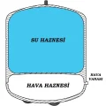 Genel Ürün Su Arıtma Cihazı Metal Genleşme Su Tankı 40 Lt NSF Belgeli Su Arıtma Deposu Tank Vanası Hediyeli