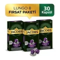 Genel Ürün Lungo 8 Intenso Nespresso Uyumlu Alüminyum Kapsül Kahve 10 Adet X 3 Paket