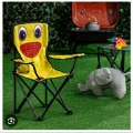 Genel Ürün Sarı civcivli çocuk katlanabilir kamp sandalyesi Metal Tekli Tek Kişilik 1 Kg Çocuk Kamp Sandalyesi