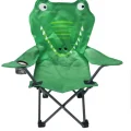 Genel Ürün Tekli Caribbo Cs-3273 Timsah Çocuk Kamp Sandalyesi Çocuk Kamp Sandalyesi Yeşil Metal Tek Kişilik