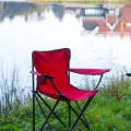 Genel Ürün Metal Rejisör Kamp Sandalyesi Katlanır Çantalı Piknik, Plaj, Balıkçı Sandalyesi Tekli Kırmızı Taşım