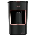 Genel Ürün Mini Telve Türk Kahve Makinesi Siyah- Rose Gold 670 Watt