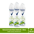 Genel Ürün Kadın Sprey Deodorant Natural Fresh Mavi Gelincik Elma 150 ml X3