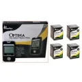 Genel Ürün Dijital Ölçüm Cihazları Optima Şeker Ölçüm Cihazı + 4 Adet Strip (50li) (4x50=200) 5 Yıl
