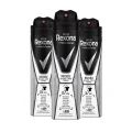 Genel Ürün Men Erkek Sprey Deodorant Invisible On Black White Clothes 150 ml X3 Adet