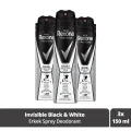 Genel Ürün Men Erkek Sprey Deodorant Invisible On Black White Clothes 150 ml X3 Adet