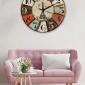 Kol Saati Retro Tasarımlı Duvar Saati 40x40cm