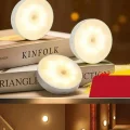 Lamba Hareket Sensörlü Hafif Usb Şarjlı Spot Led Lamba Mıknatıslı Ve Yapışkanlı Beyaz Renk Led 1 Adet