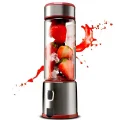 Genel Ürün Cook Eat 450 ML Taşınabilir Metal Smoothie Blender: Buz Kırıcı S-POW ile Pratik Lezzet