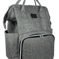Genel Ürün Gri Paris Anne Bebek Çantası Gri Sırt Çantası Tekstil Sırt Çantası