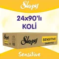 Havlu Sensitive Islak Havlu 90lıx24 Paket=2160 Adet