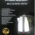 Genel Ürün Marsstar 1,8lt Paslanmaz Çelik Su Isıtıcı Kettle 1500 Watt 2 Yıl Garanti Ms-21- 118
