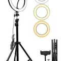 Genel Ürün Youtuber Led Işıklı Tripod Selfie Makyaj Işığı Sürekli Ring Light 10 Inç Halka Dz66