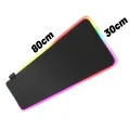 Genel Ürün Rgb Düz Siyah 80*30 Cm Gaming Oyuncu Mousepad