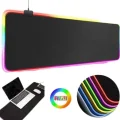 Genel Ürün Rgb Düz Siyah 80*30 Cm Gaming Oyuncu Mousepad