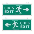 Genel Ürün Ct-9170 3 Watt Acil Çıkış Exıt Levhası (sola) Ledli Şarjlı