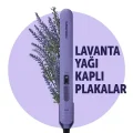 Genel Ürün HS 7032 Botanika Lavanta Yağı Kaplı Plakalı İyonik Saç Düzleştirici