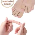 Genel Ürün 7,5Cm El ve Ayak Parmak Koruyucu Teo Kumaş Kaplı Jel Silikon Tüp Tırnak Batması Kemik Nasır Koruyuc