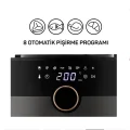 Genel Ürün Siyah Airtasty XL Air Fryer Sıcak Hava Fritözü 8 Program