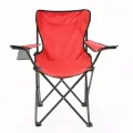 Genel Ürün Tek Kişilik Piknik Ve Kamp Sandalyesi - Kırmızı Tekli Katlanabilir Metal Kırmızı 0,5 - 3 kg Spor