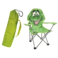 Genel Ürün Tek Kişilik Çocuk Katlanır Kamp Plaj Sandalyesi Timsah Yeşil Taşıma Çantalı Çocuk Kamp Sandalyesi M
