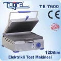 Genel Ürün Te-7600 12 Dilim Döküm Elektrikli Eko Tost Makinesi