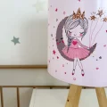 Genel Ürün Ay Kız Pudra Çocuk Odası Abajur