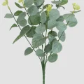 Genel Ürün 7 Dal Plastik Okaliptus Demeti 33 Cm Mat Yeşil