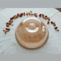 Genel Ürün Ahşap Standlı Akrilik Kapaklı Büyük Kek Fanusu Pasta Sunumu Pasta Sunumu