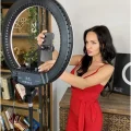 Genel Ürün Ring Light Led Işık Halkası 21 Inç 54 cm Profesyonel Stüdyo Işığı Ve 210 cm Monopod Güzellik Merkezi