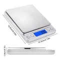 Genel Ürün Dijital Hassas Kuyumcu Terazisi 0,1 Gr Hassasiyetli Kapasiteli Mutfak Terazisi