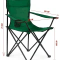 Genel Ürün Katlanabilir Kamp Sandalyesi Piknik Sandalyesi Plaj Sandalyesi Yeşil Taşıma Çantalı