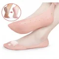 Genel Ürün Topuk çatlak giderici slikon ayak koruyucu çorap yumuşak slikon patik çorap