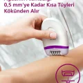 Genel Ürün BRE225/05 Kablolu Epilatör,Bacak İçin Kullanım,2 Hız Ayarı,Yıkanabilir Başlık