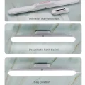 Lamba Mıknatıslı Şarjlı Led Işık Micro Usb Şarjlı Kablosuz Led Lamba 3 Kademeli Martı Aplik