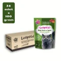 Genel Ürün Leöpöld Premium Pouch Sığırlı Yetişkin Kedi Konservesi 100 gr x 24 Adet