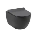 Genel Ürün Hill Rimout Mat Antrasit Asma Klozet A031291k, Yavaş Kapak