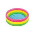 Genel Ürün Unisex Bebek Renkli 51128 Şişme Havuz Küvet Yumuşak Zemin 70x24 cm
