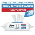 Havlu Easy Clean Çamaşır Suyu Katkılı Yüzey Temizlik Havlusu&Mendili 100 Yaprak