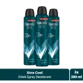 Kol Saati Men Erkek Sprey Deodorant Xtra Cool 72 Saat Kesintisiz Üstün Koruma 200 ml X3